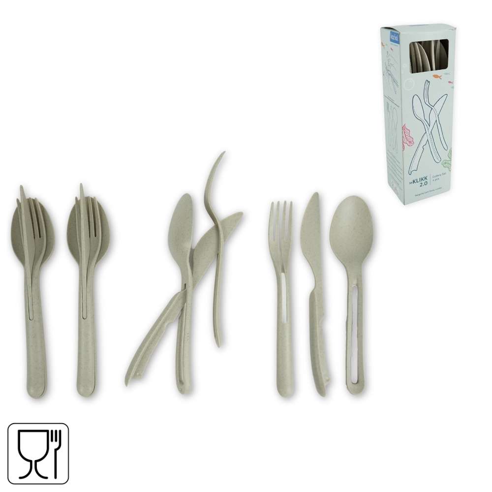 Klikk Cutlery set 12 pieces by Koziol